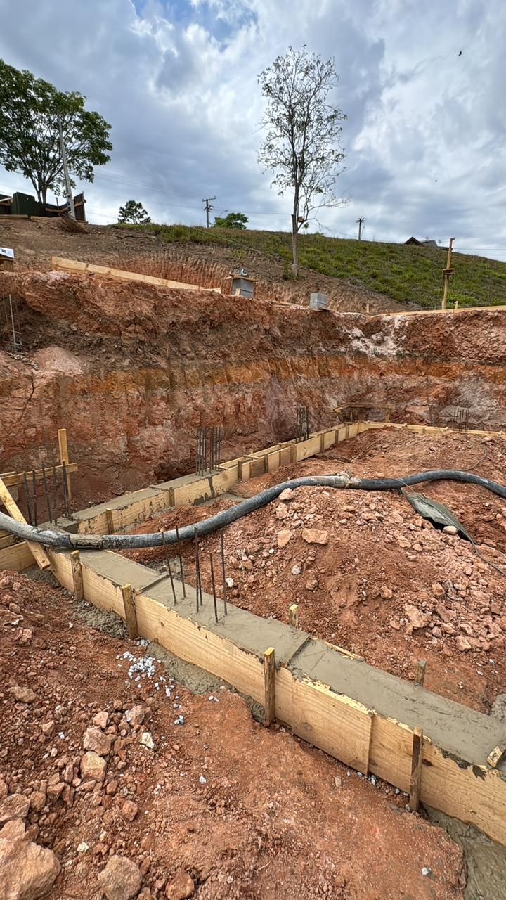 Obra executada no condomínio residencial Recanto Santa Bárbara - Jambeiro/SP