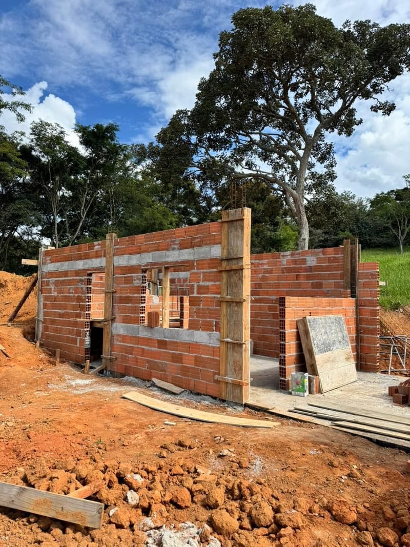 Obra executada no condomínio residencial Recanto Santa Bárbara - Jambeiro/SP