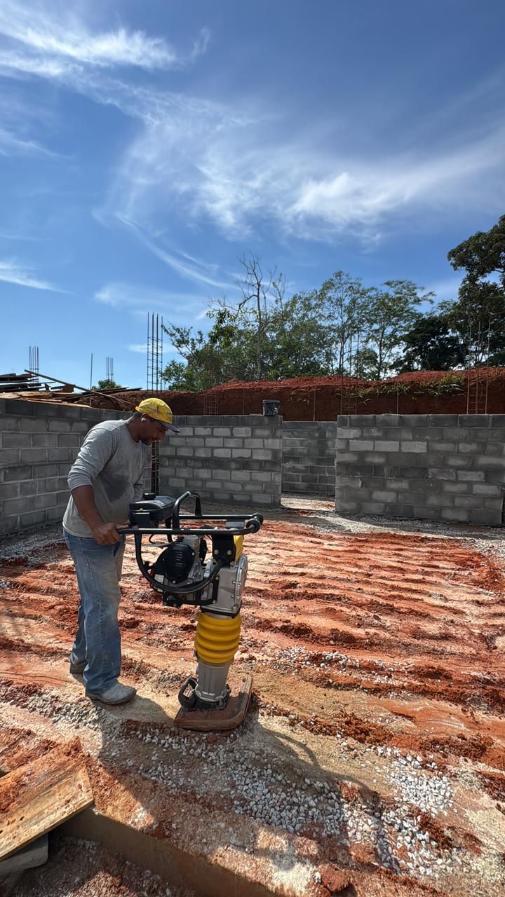 Obra executada no condomínio residencial Recanto Santa Bárbara - Jambeiro/SP