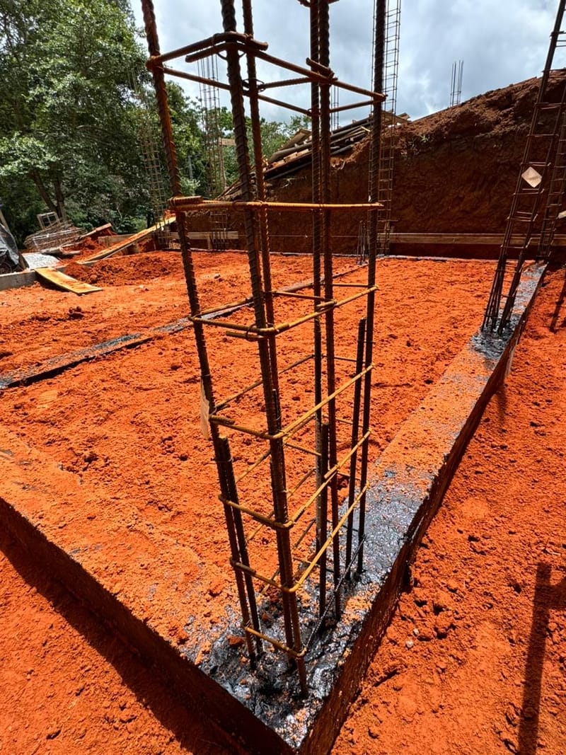 Obra executada no condomínio residencial Recanto Santa Bárbara - Jambeiro/SP