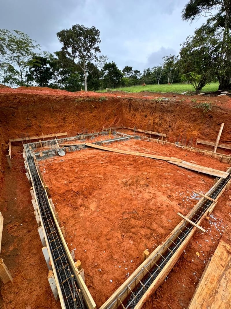 Obra executada no condomínio residencial Recanto Santa Bárbara - Jambeiro/SP