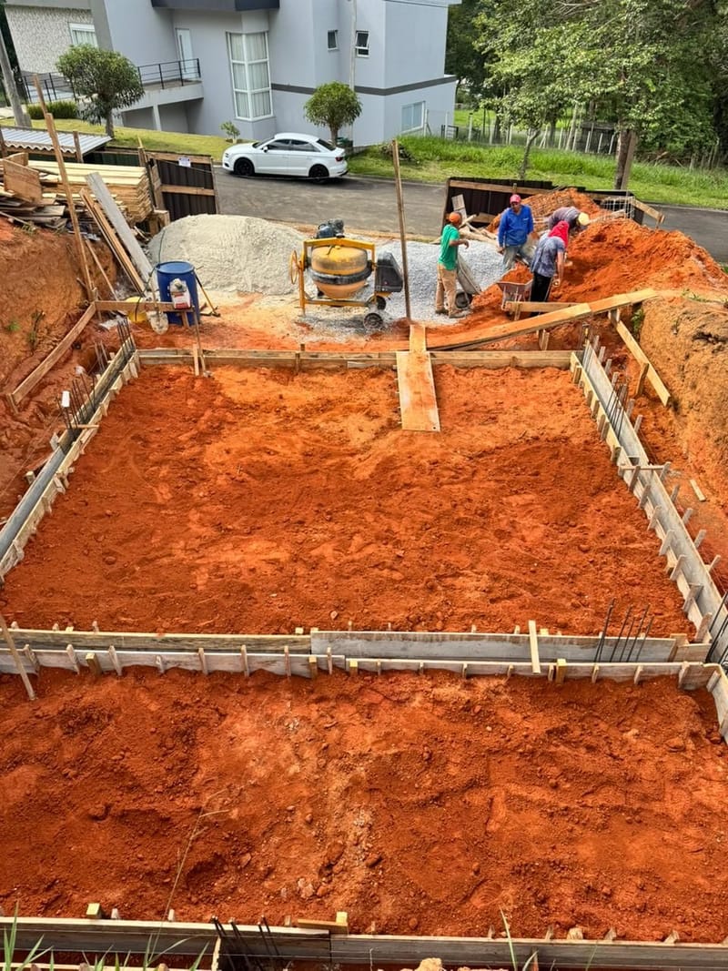 Obra executada no condomínio residencial Recanto Santa Bárbara - Jambeiro/SP