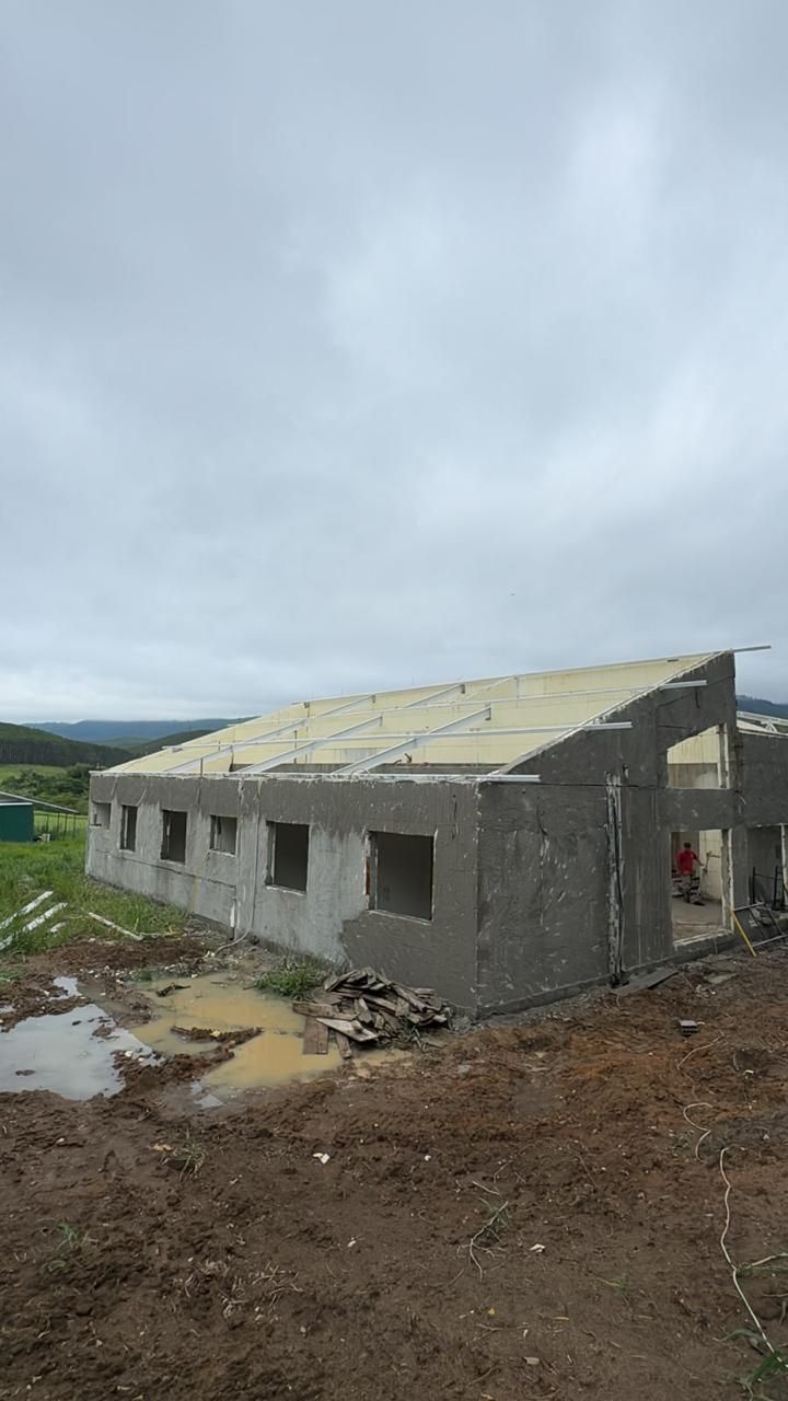 Obra em andamento no condomínio aeronáutico Ipuã
