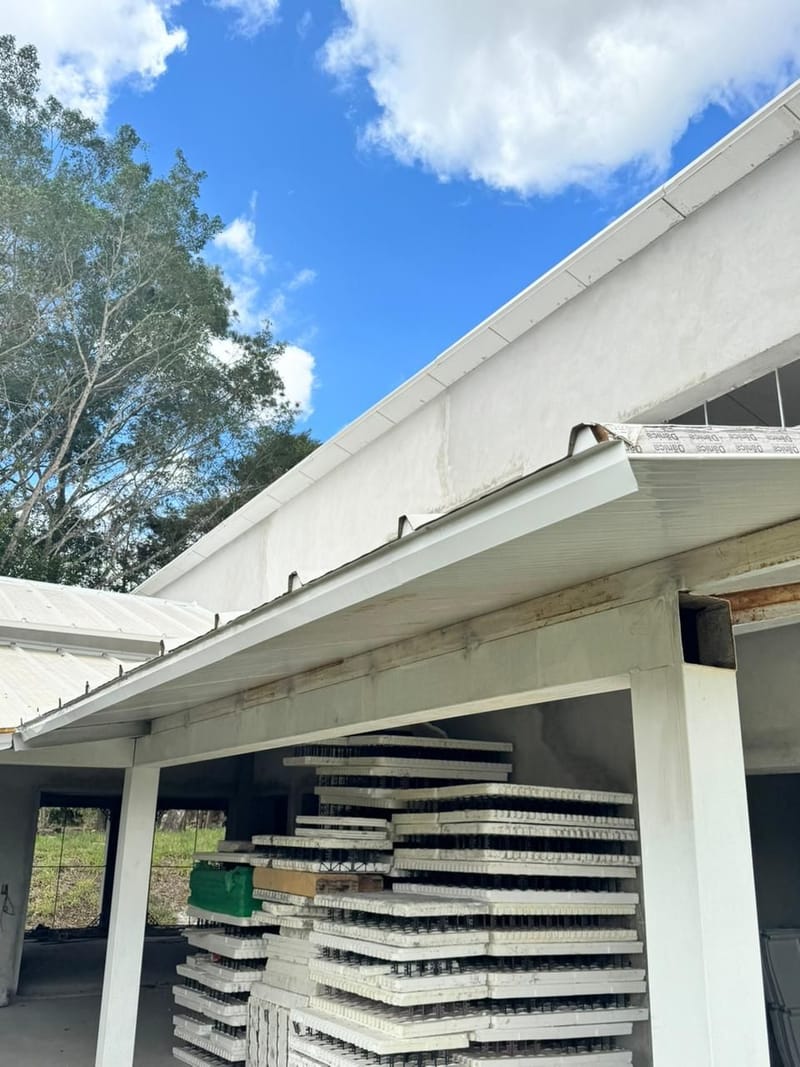 Obra em andamento no condomínio aeronáutico Ipuã