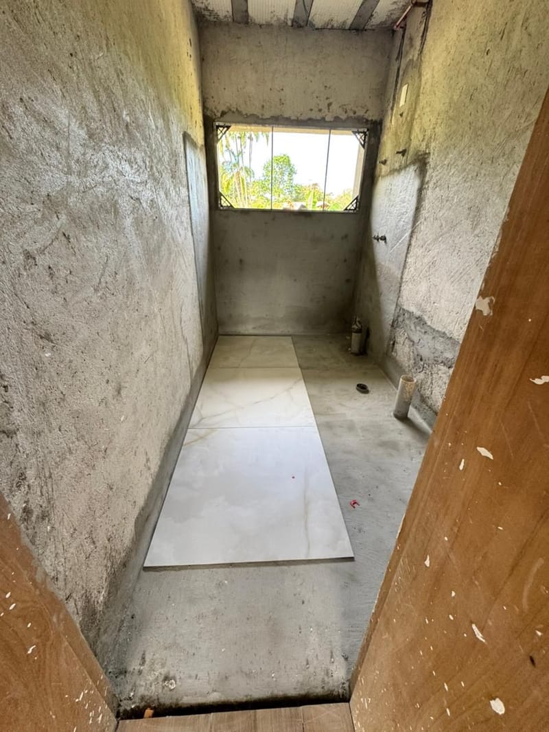 Obra em andamento no condomínio aeronáutico Ipuã
