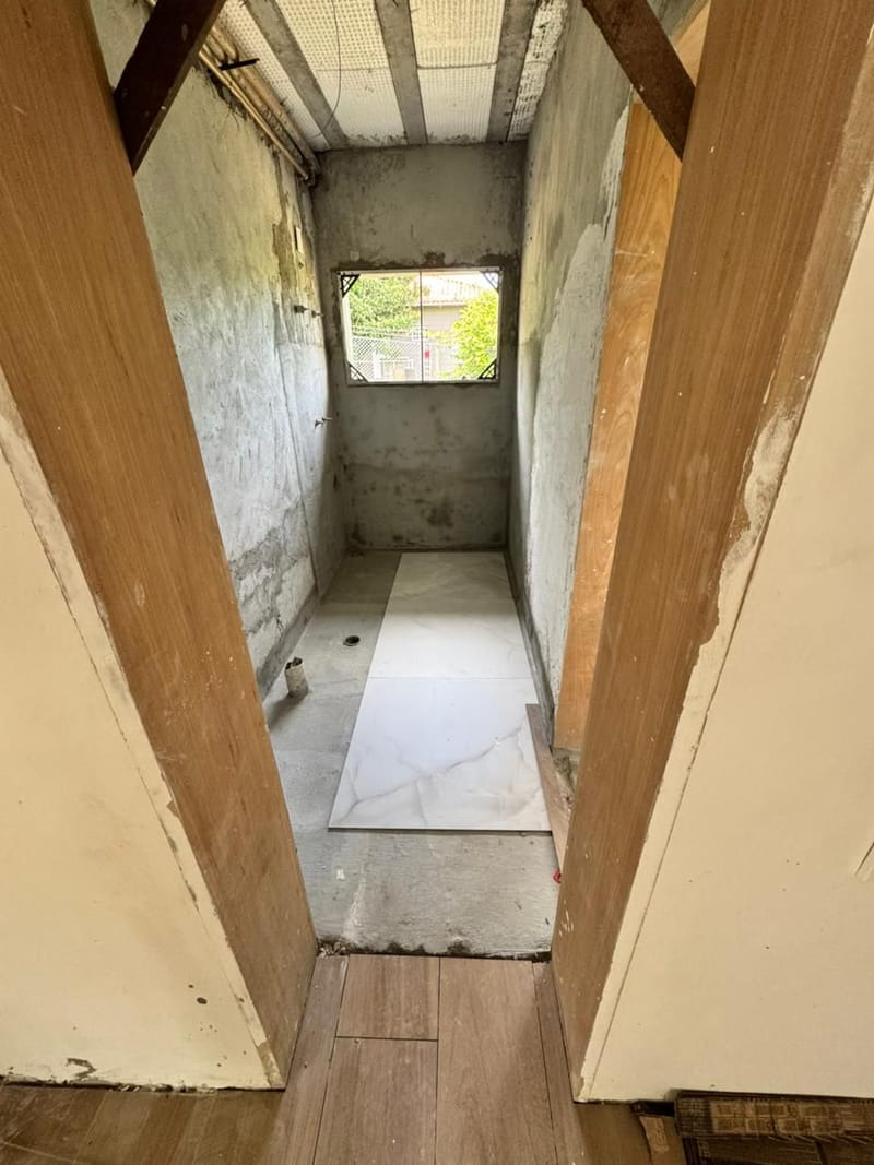 Obra em andamento no condomínio aeronáutico Ipuã