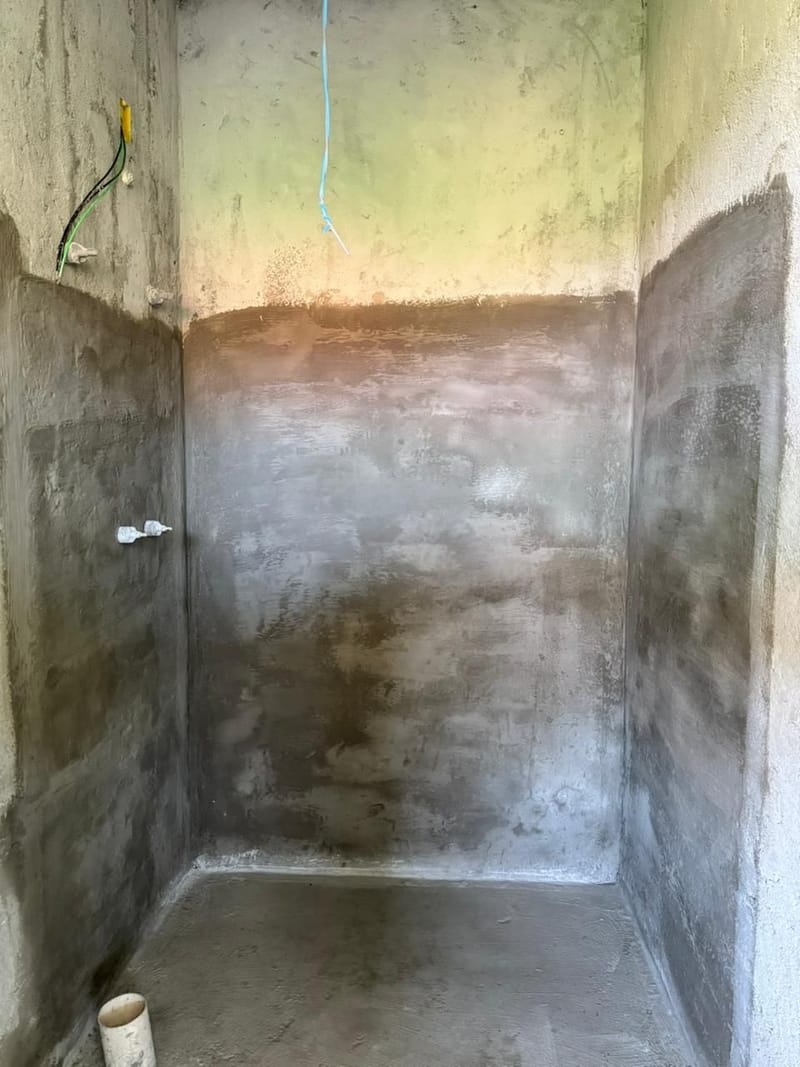 Obra em andamento no condomínio aeronáutico Ipuã