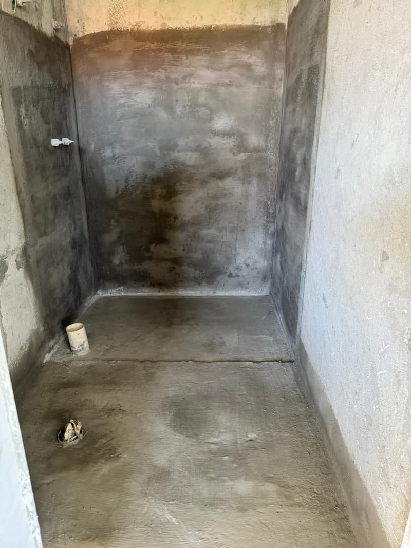 Obra em andamento no condomínio aeronáutico Ipuã