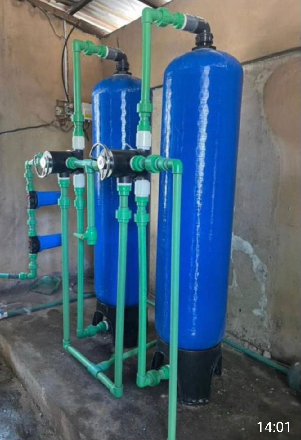 Pure and bottle water installation equipment