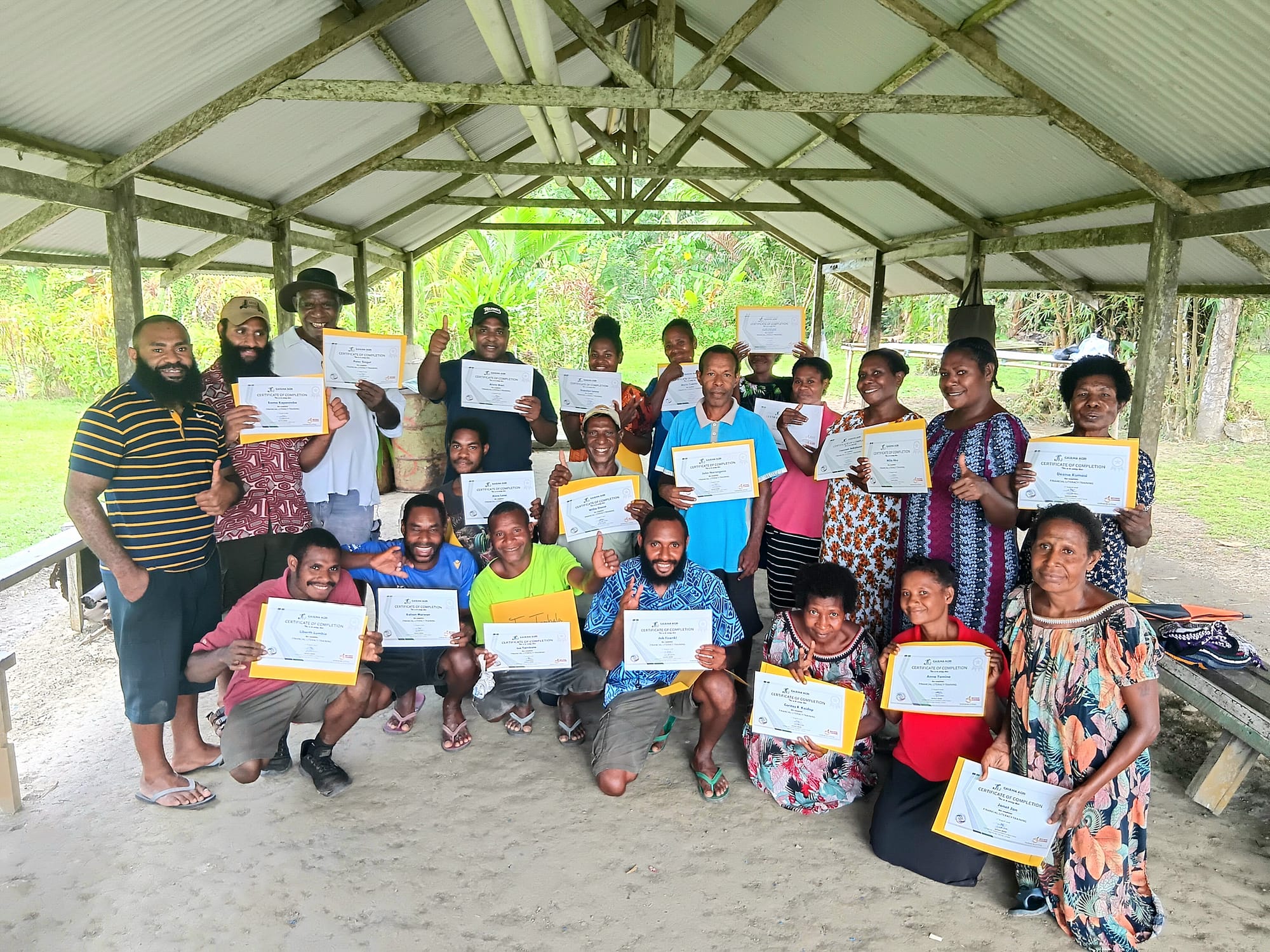 36 RECEIVE FINANCIAL LITERACY CERTIFICATES