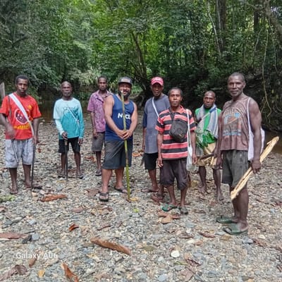 INITIAL VANILLA PLANTATION ESTATE DEVELOPMENT WORK UNDERWAY IN TURUBU, EAST SEPIK PROVINCE.