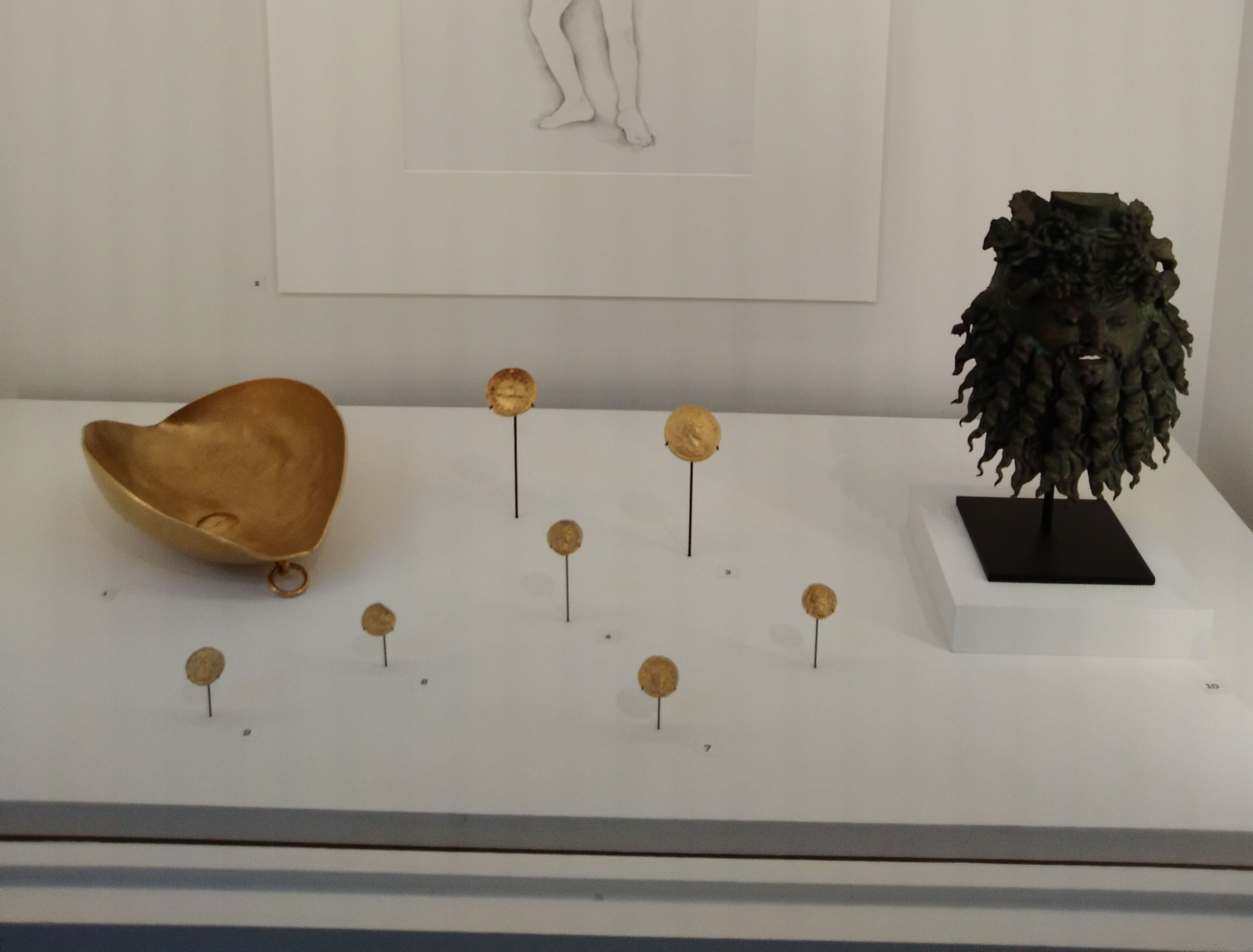 Soclage des monnaies/Expo "Trésors du fonds des mers"