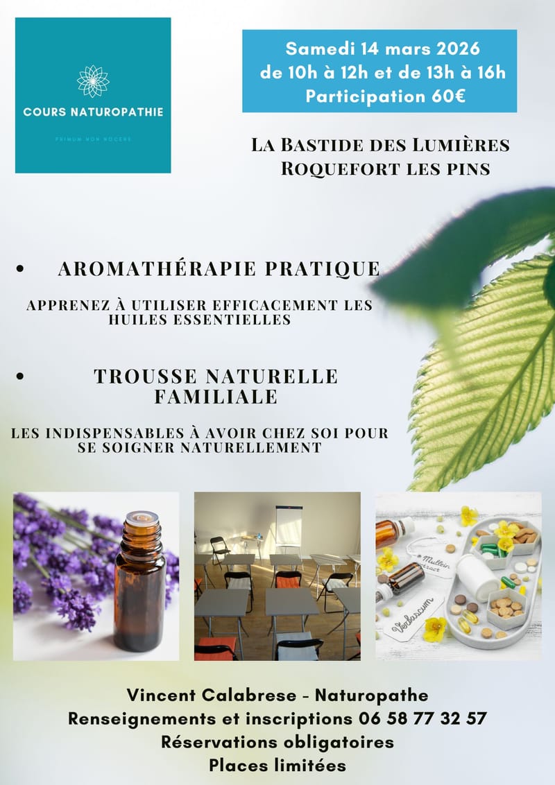 Aromathérapie pratique/ Trousse naturelle familiale