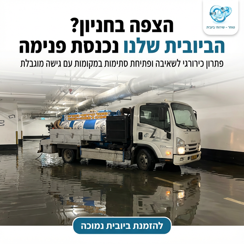 ביובית מתאימה לחניונים