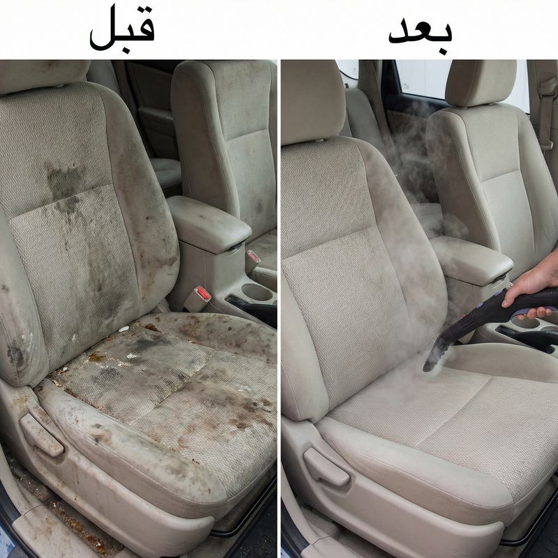 تنظيف مقاعد السيارات بالبخار بالطائف