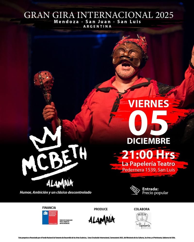 Humor, máscaras y un Shakespeare totalmente reformulado... Mcbeth