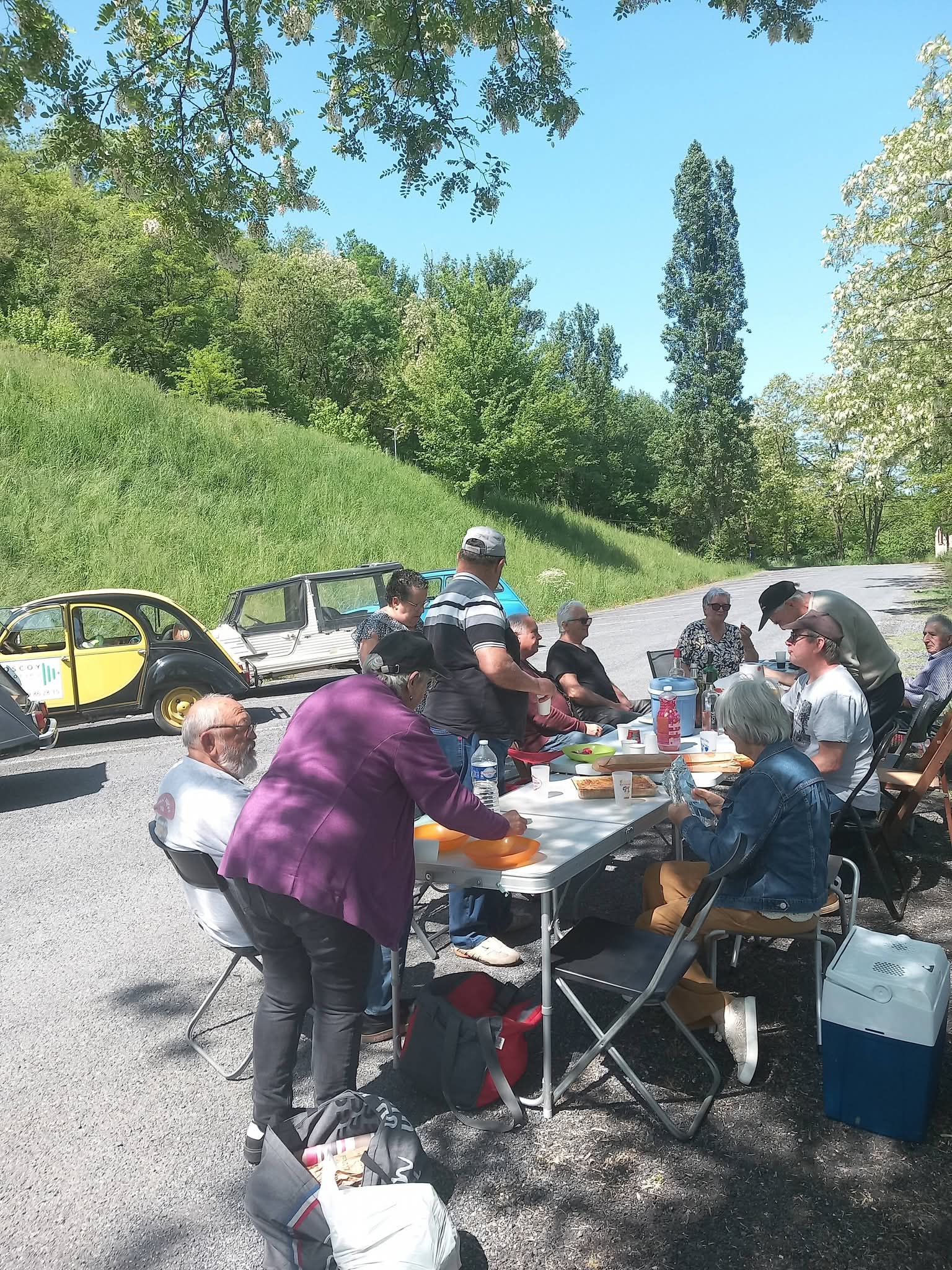 Pique-nique à  Cordes