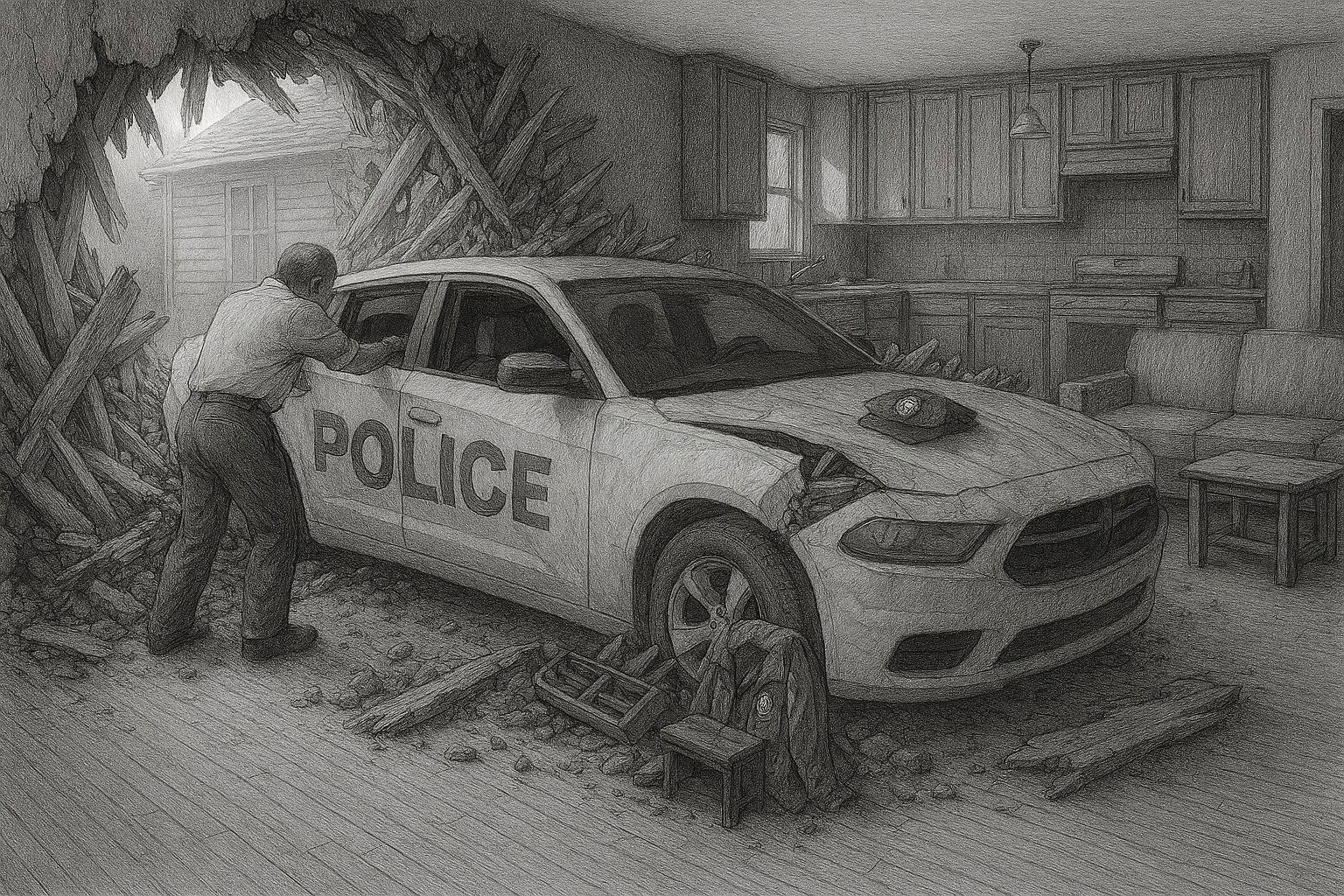 Police Cruiser Accident