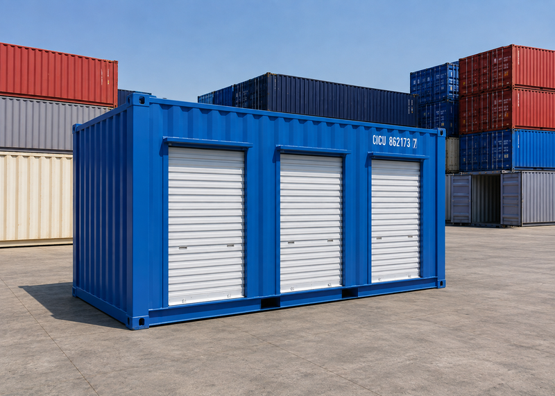 20FT Roller Door Shipping Container | SH Containers NZ