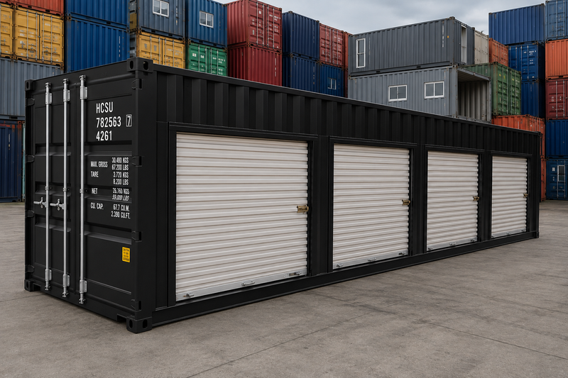 40FT Roll Up Door Shipping Container | SH Containers Limited