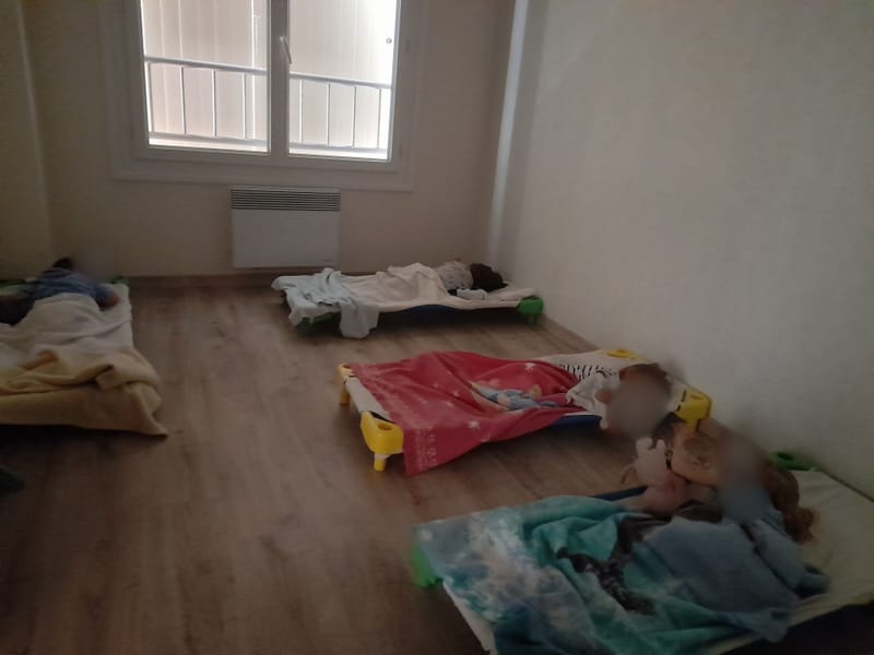 La MAM c'est aussi manger, dormir, se changer...