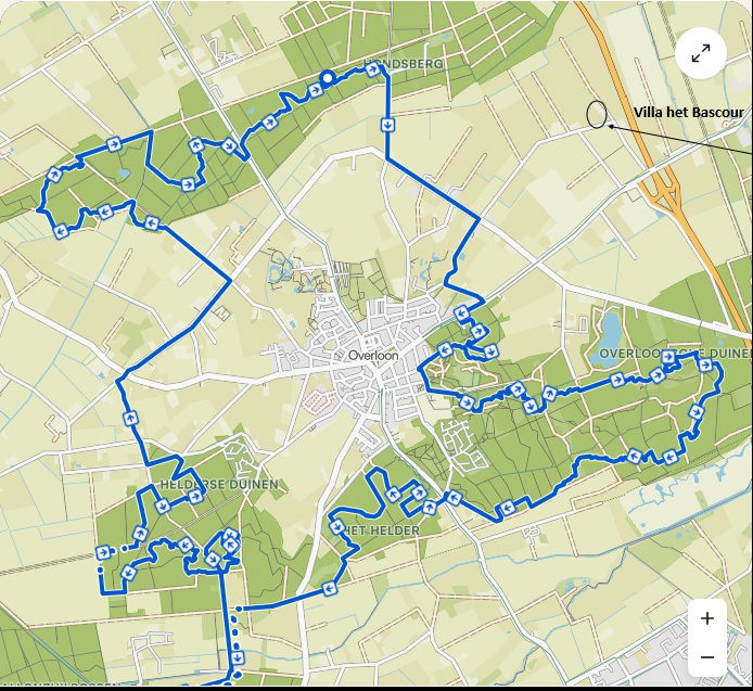 Mountainbikeroute Overloon