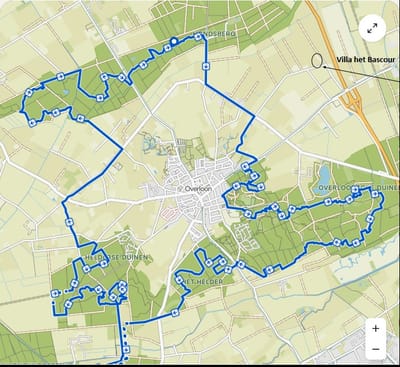 Mountainbikeroute Overloon