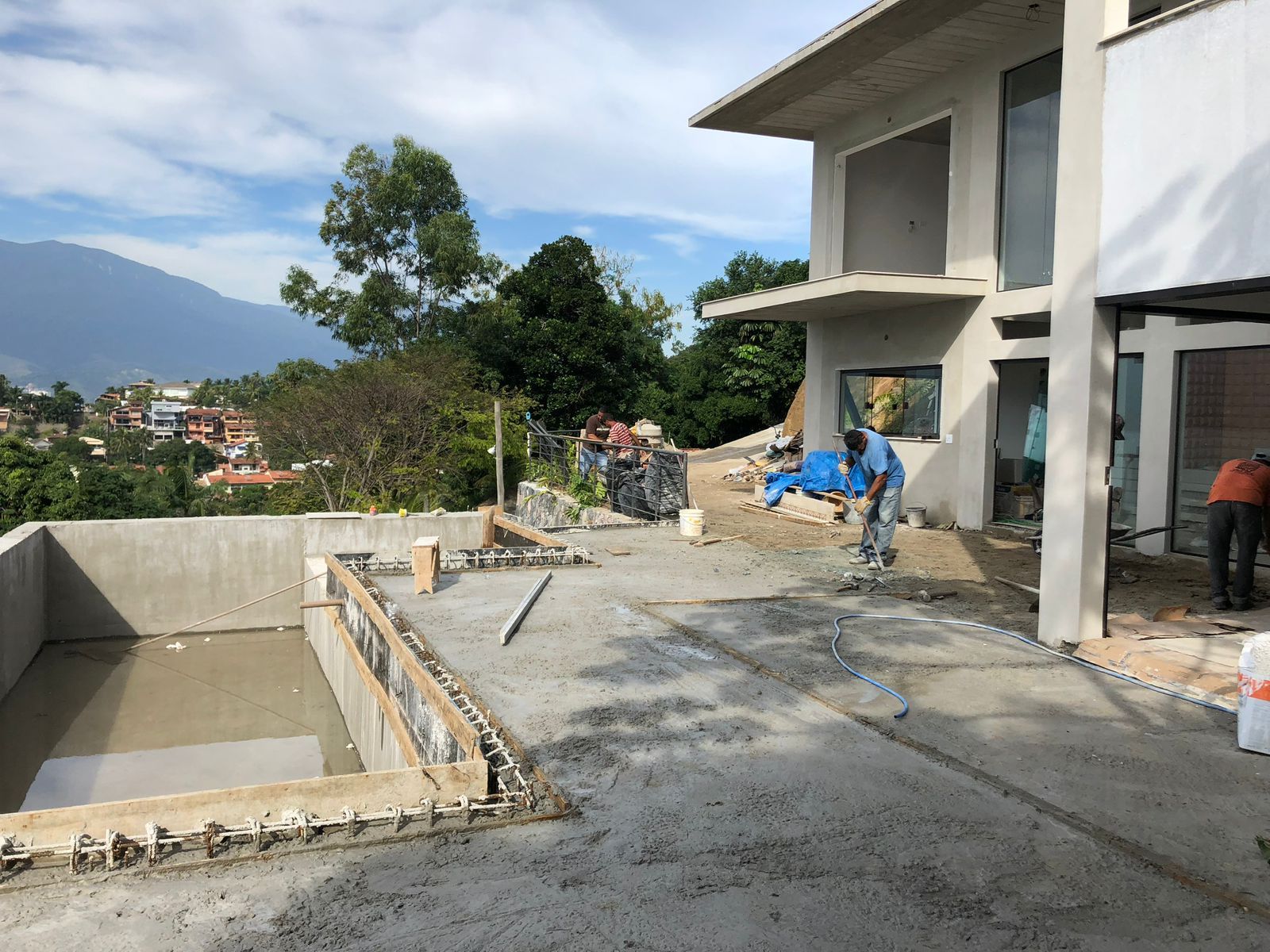 Construção residencial de alto padrão
