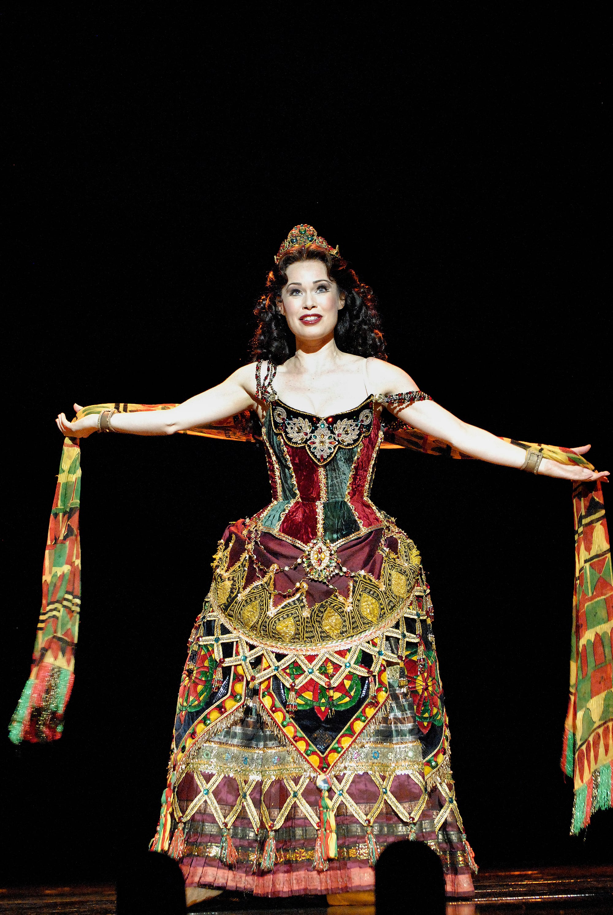 As Christine Daaé in The Phantom of the Opera