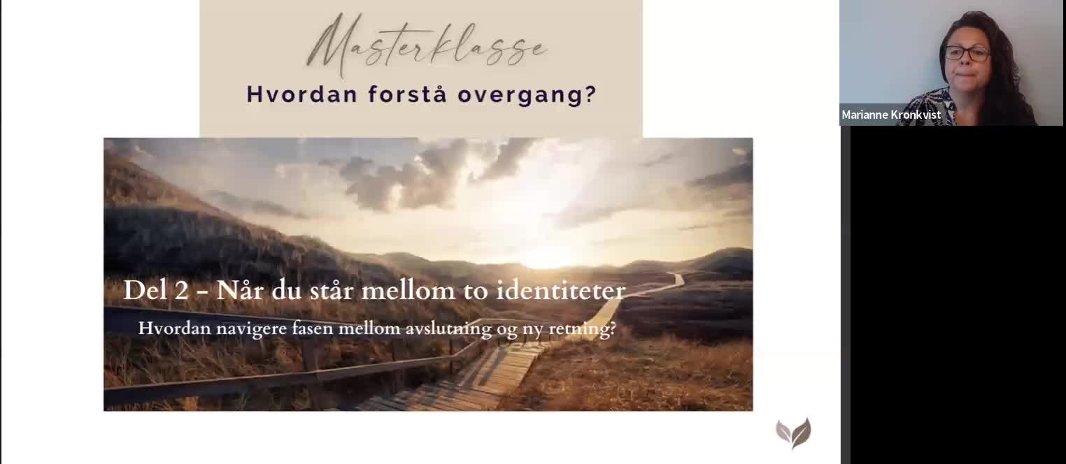 Del 2 - Når du står mellom to identiteter