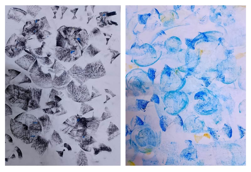 لمحة فنية في رسم طفولي عفوي/ شبيب المدحتي ـ فنان تشكيلي