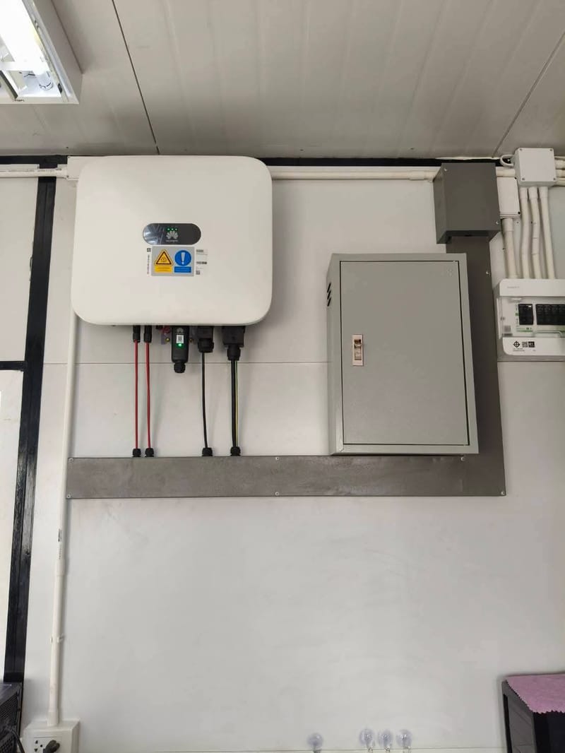 งานติดตั้งโซลาร์เซลล์ 5Kw. 3Phase เขาใหญ่ จ.นครราชสีมา TMC003