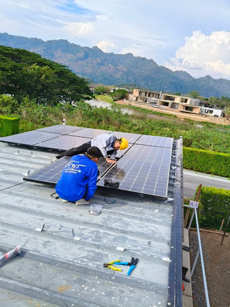 งานติดตั้งโซลาร์เซลล์ 5Kw. 3Phase เขาใหญ่ จ.นครราชสีมา TMC003