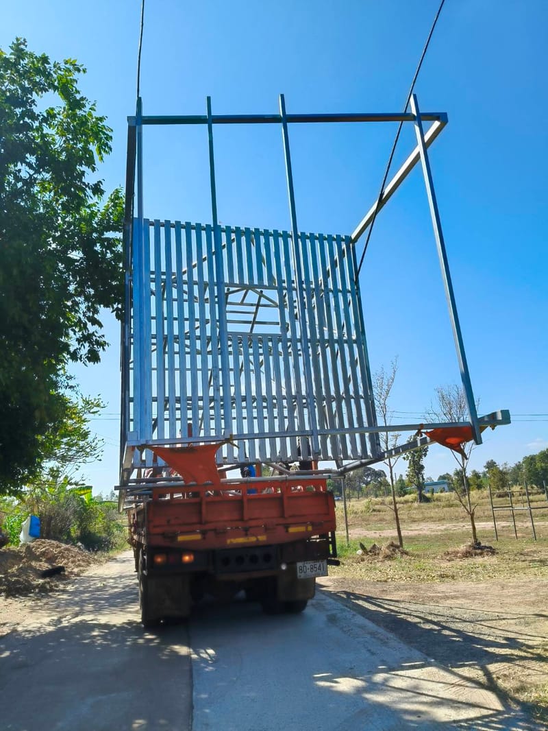 งานหอถังสูง พร้อมชุดSolar Submersible Pump 2Hp จ.อำนาจเจริญ