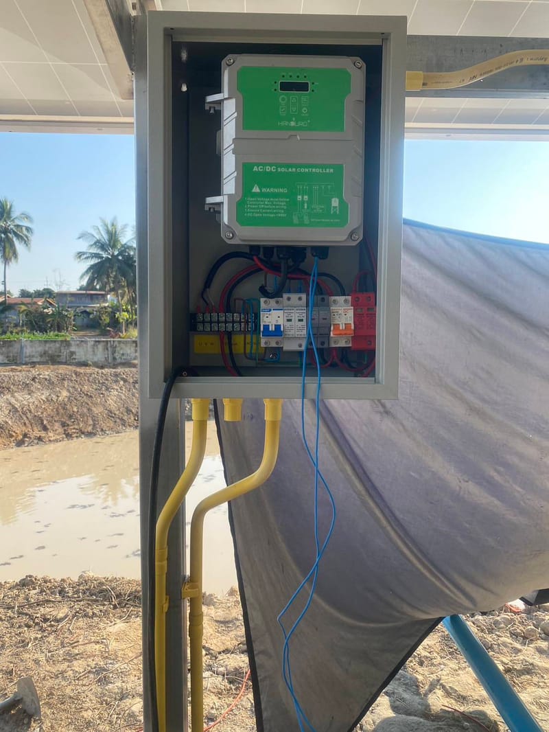 งาน Solar DC Pump 3Hp ต.นาซ่าว อ.เชียงคาน จ.เลย