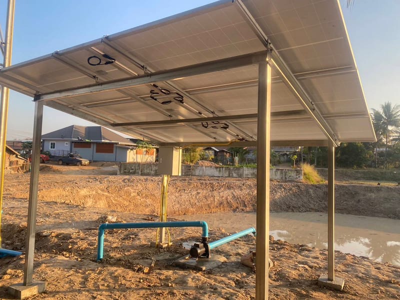 งาน Solar DC Pump 3Hp ต.นาซ่าว อ.เชียงคาน จ.เลย