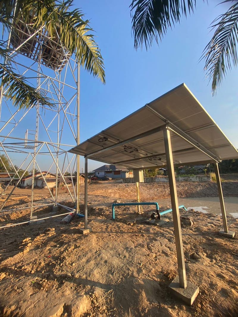 งาน Solar DC Pump 3Hp ต.นาซ่าว อ.เชียงคาน จ.เลย