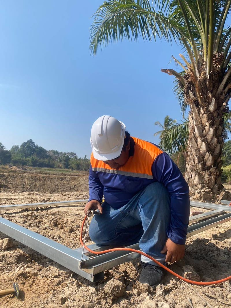 งาน Solar DC Pump 3Hp ต.นาซ่าว อ.เชียงคาน จ.เลย