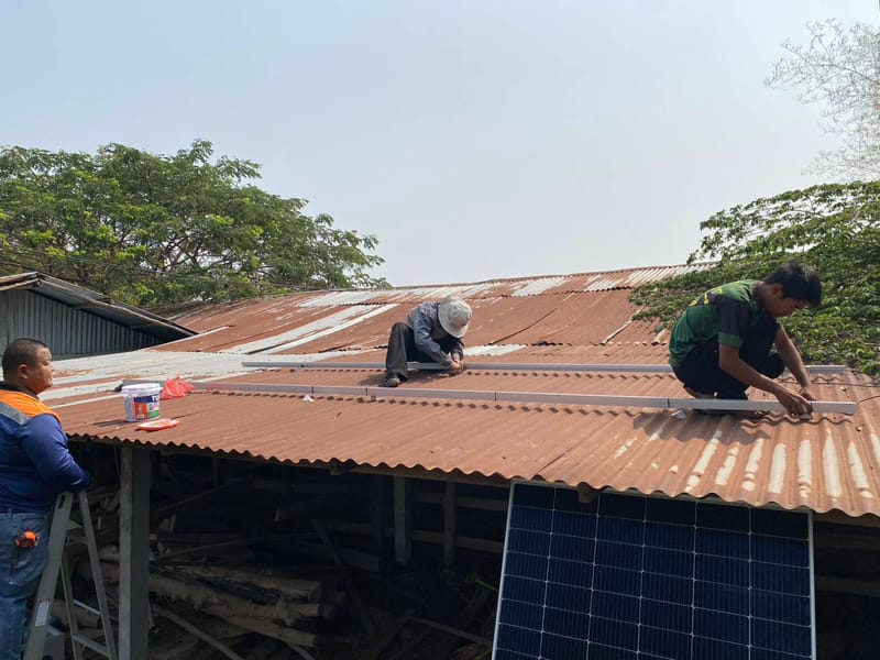 งาน Solar DC Submersible Pump 2Hp ต.หนองโน จ.มหาสารคาม