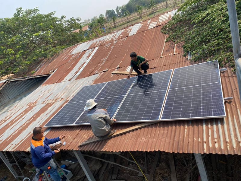 งาน Solar DC Submersible Pump 2Hp ต.หนองโน จ.มหาสารคาม