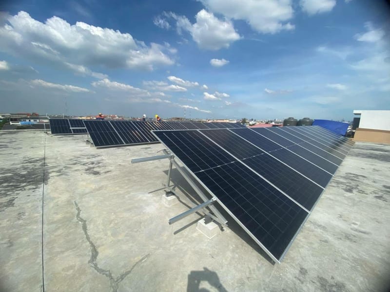 งานติดตั้งโซลาร์เซลล์ 30Kw. บ.ทวีมงคลก่อสร้าง จำกัด กทม.