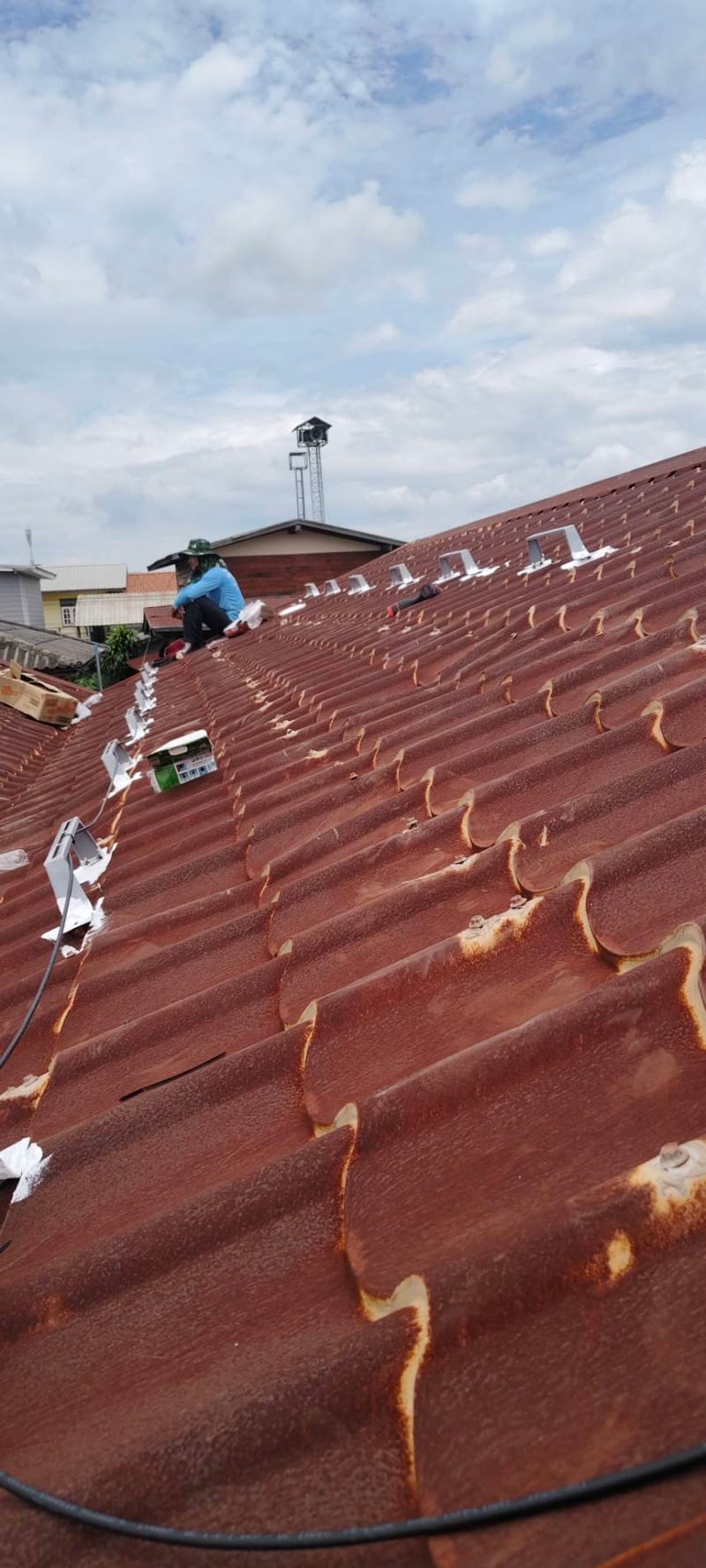 งานติดตั้งโซลาร์เซลล์ Off-Grid 6Kw. (Inverter HANDURO)