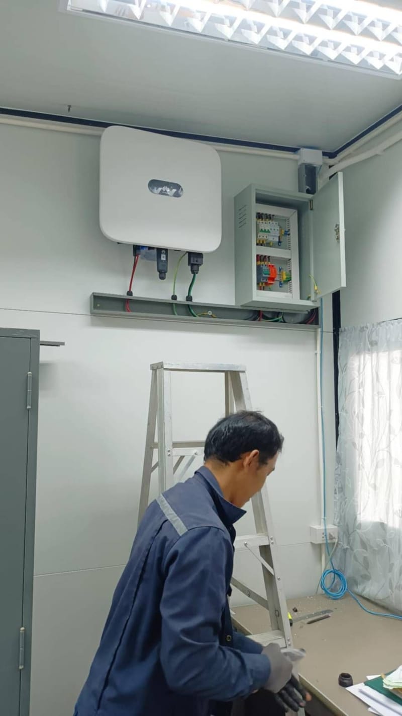 งานติดตั้งโซลาร์เซลล์ 5Kw. 3Phase เขาใหญ่ จ.นครราชสีมา TMC005