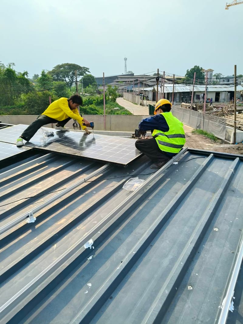 งานติดตั้งโซลาร์เซลล์ 5Kw. 3Phase เขาใหญ่ จ.นครราชสีมา TMC005