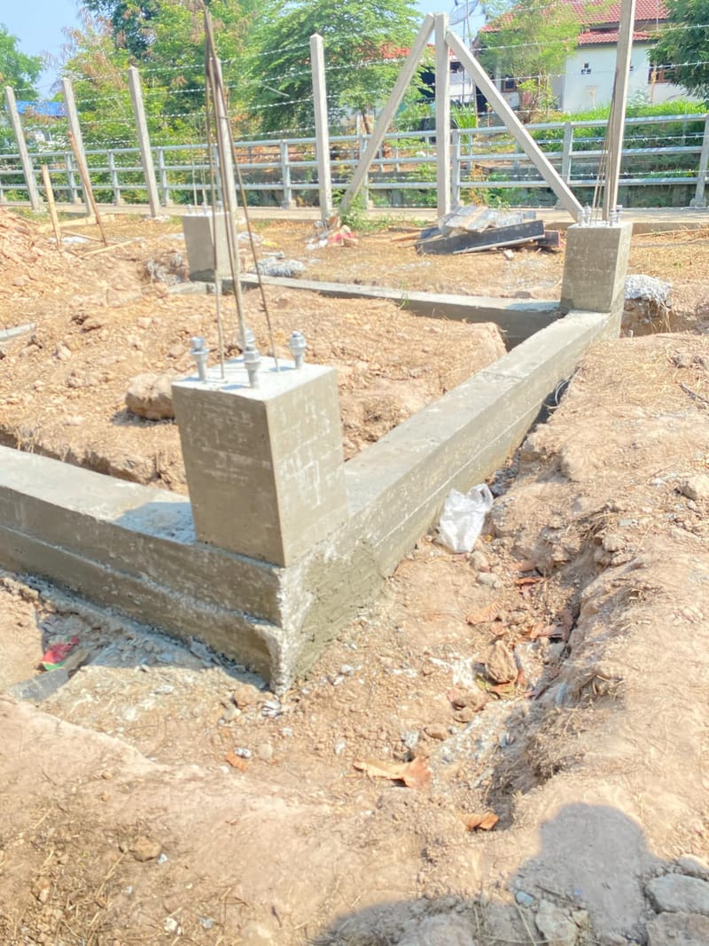 งานหอถังสูง พร้อมชุดSolar Submersible Pump 2Hp จ.อำนาจเจริญ ไซต์ที่2