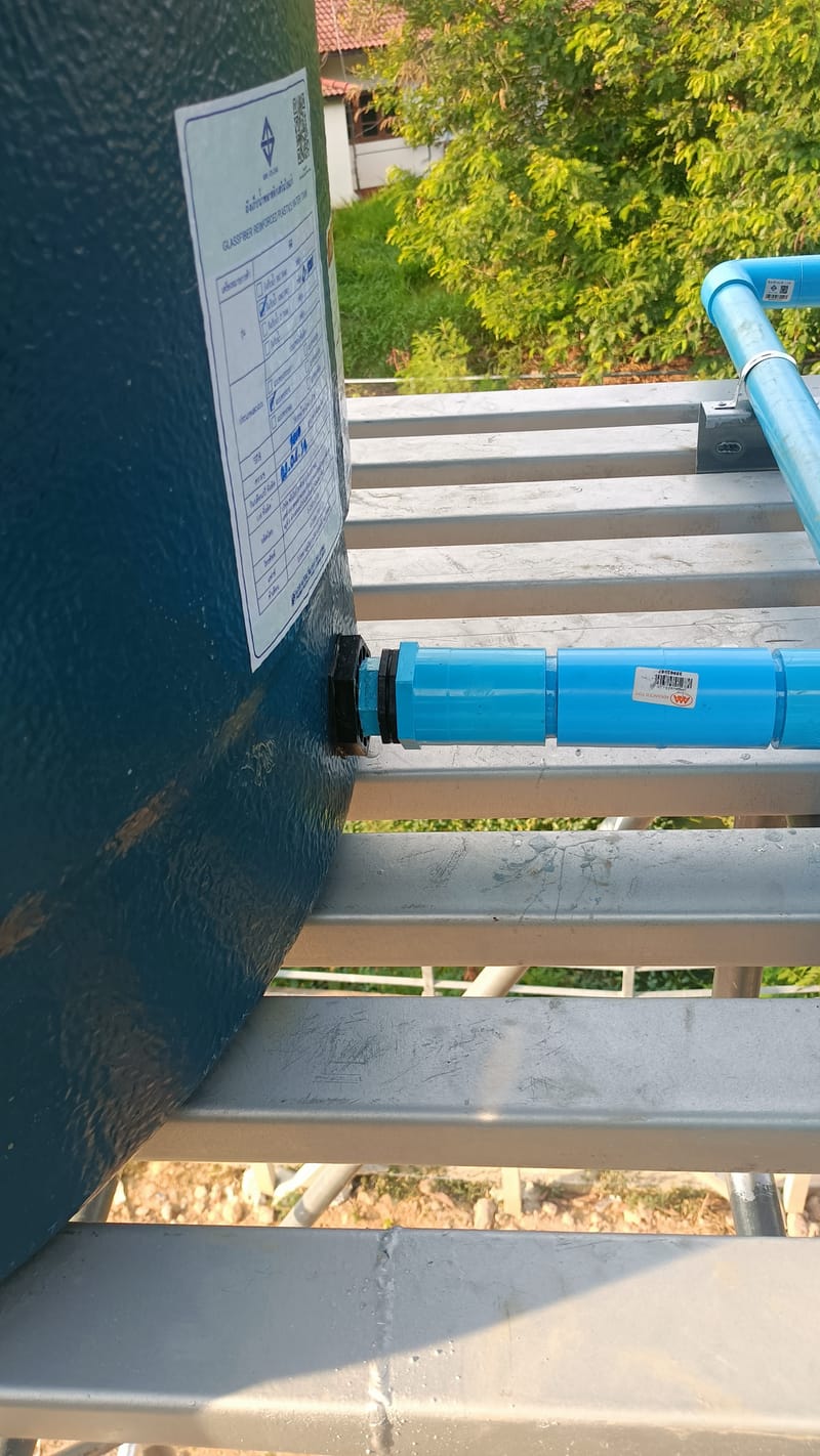 งานหอถังสูง พร้อมชุดSolar Submersible Pump 2Hp จ.อำนาจเจริญ ไซต์ที่2