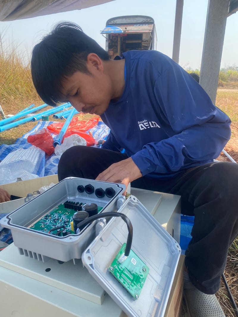 งาน Solar DC Submersible Pump 2Hp อ.โกสุมพิสัย จ.มหาสารคาม