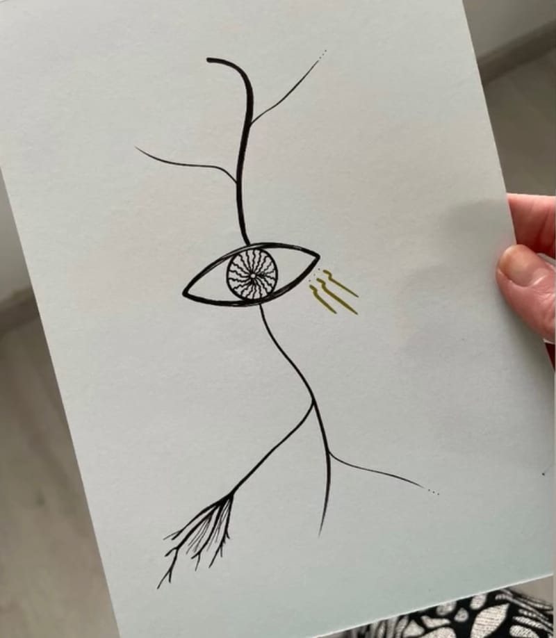 Quelques illustrations originales à l'encre de Chine 