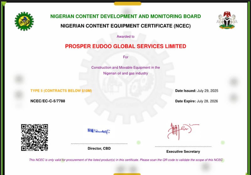 CERTIFICATIONS