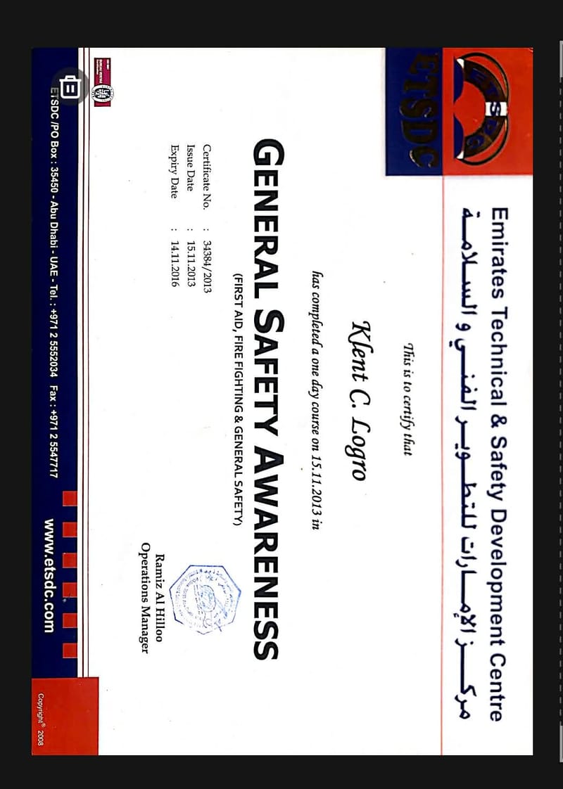 General Safety Awareness